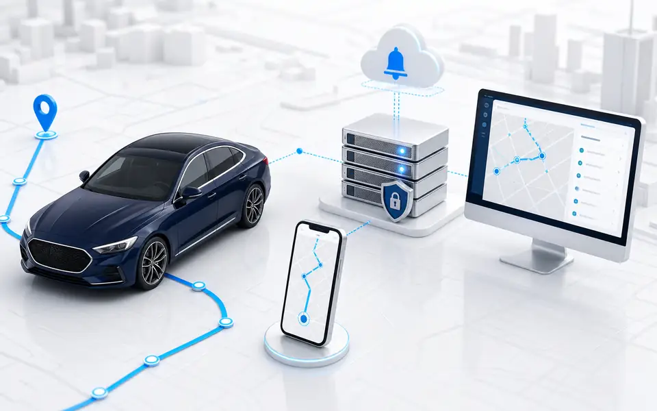 Safe Driver Premium mobile and server system for customers, drivers and dispatchers